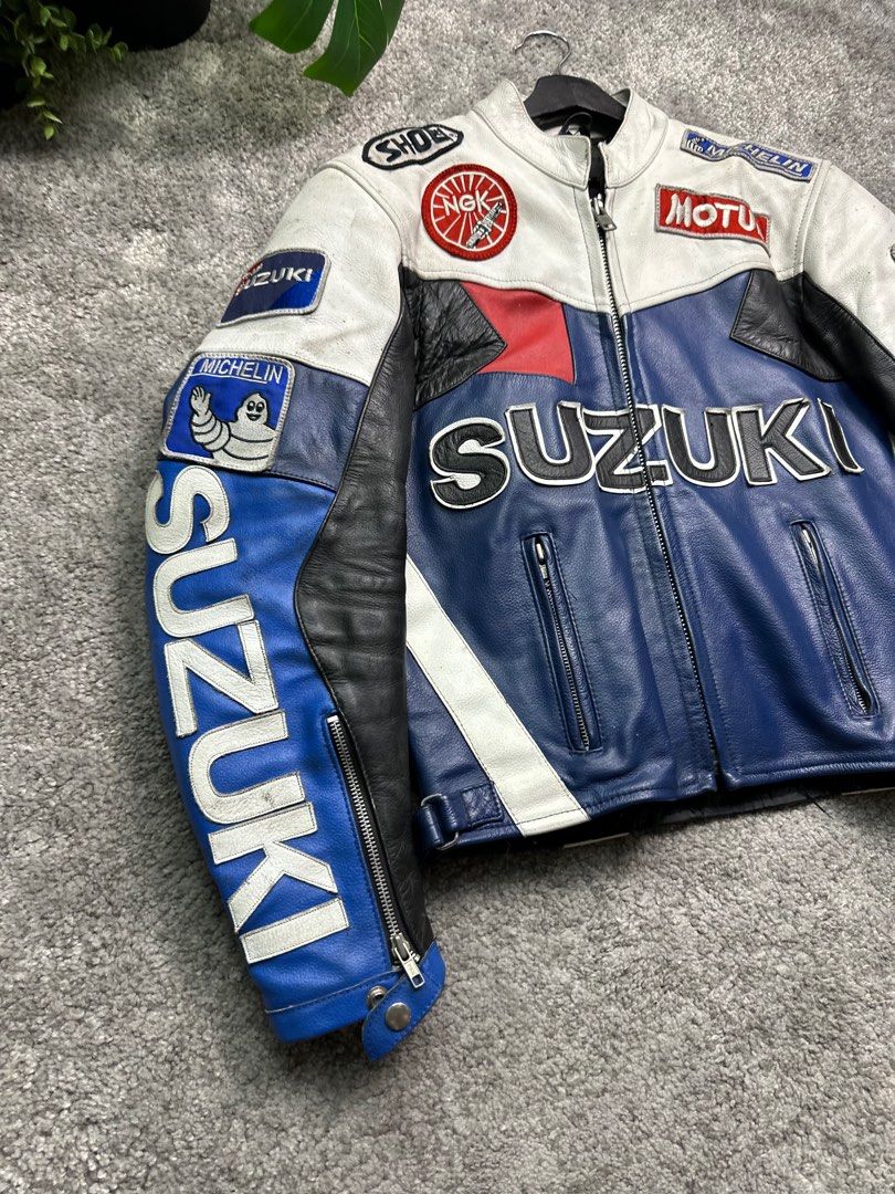 Motorcycle Jackets Suzuki Racing Jacke Vintage Gsxr Riding Jacket