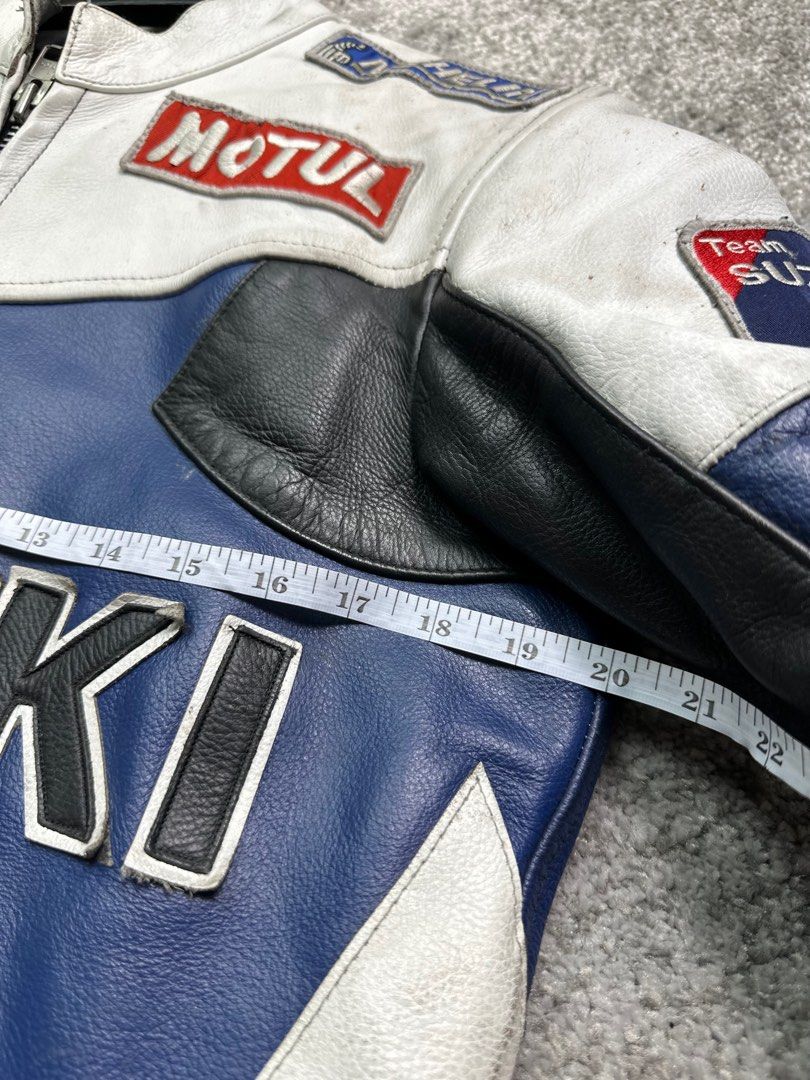 Suzuki vintage Racing jacket leather jdm 90s motul nascar, Men's ...