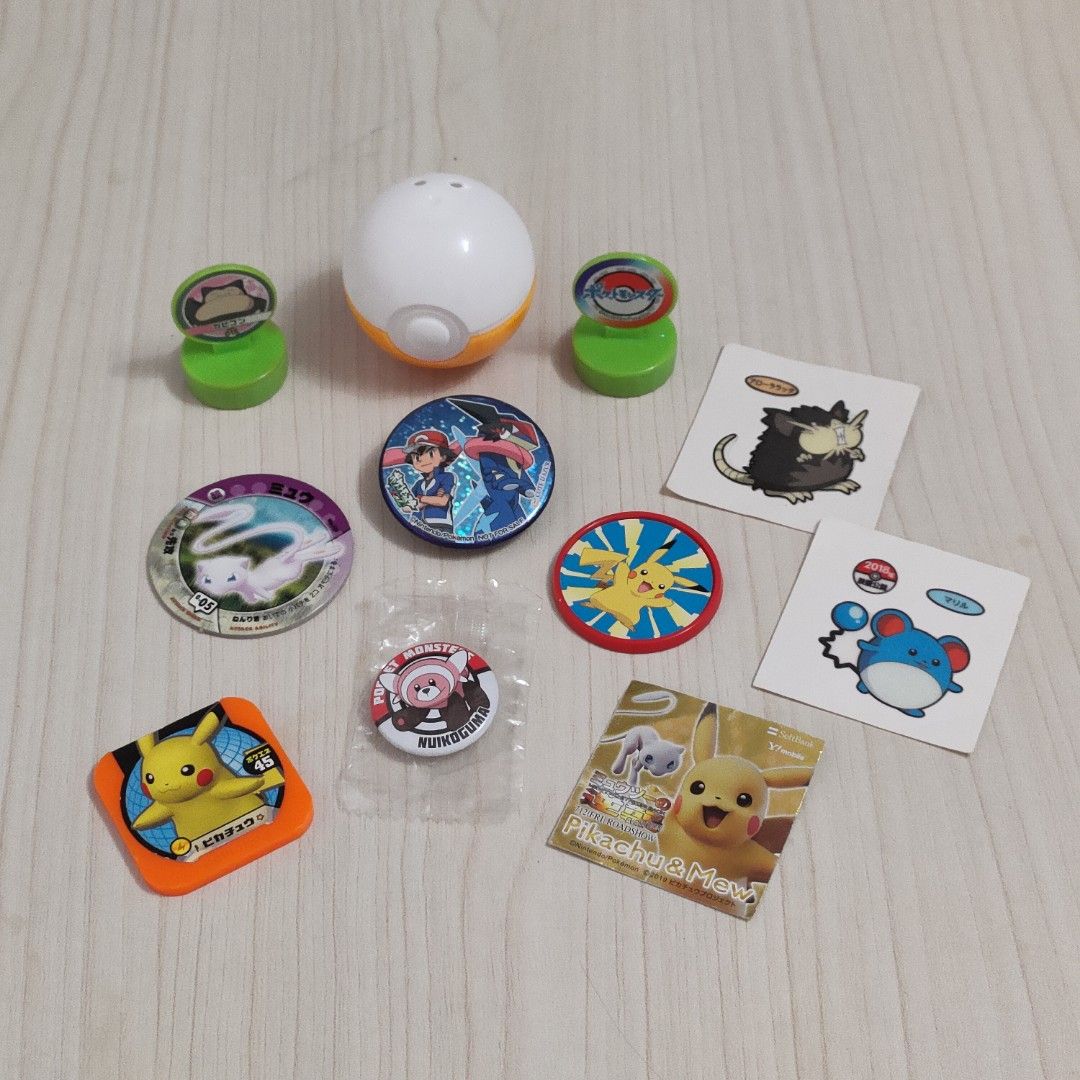 ❣️TAKE ALL Pokemon Anik anik Bundle Set (Category: Character Goods) located in Antipolo. Submitted by bhabiegraciefashionlab (Listing ID 1314038120, Image 1). Description: 🧿Pokemon Anik anik Bundle Set ✨Take All 11 pcs for only ₱150 + Sf 💸MOP - Gcash / BDO 🛵MOD - J&T / Lalamove 🏡Location - Upper Antipolo City #pokemon #pokemontoys #pokemonchips #pokemoncollectibles #pokemongamechips #pokemontretta #stickers #stamps #pins #badge #snirlax #bulb
