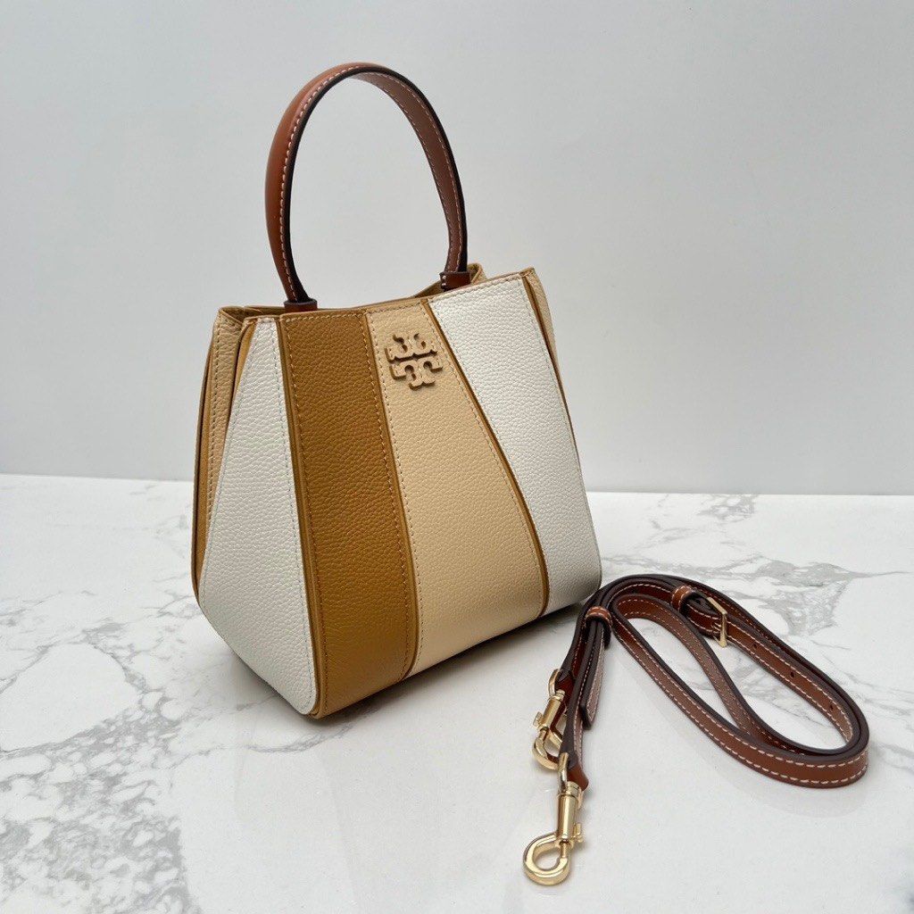 TB McGraw Small Colourblock Bucket Bag Women s Fashion Bags Wallets Cross body Bags on Carousell