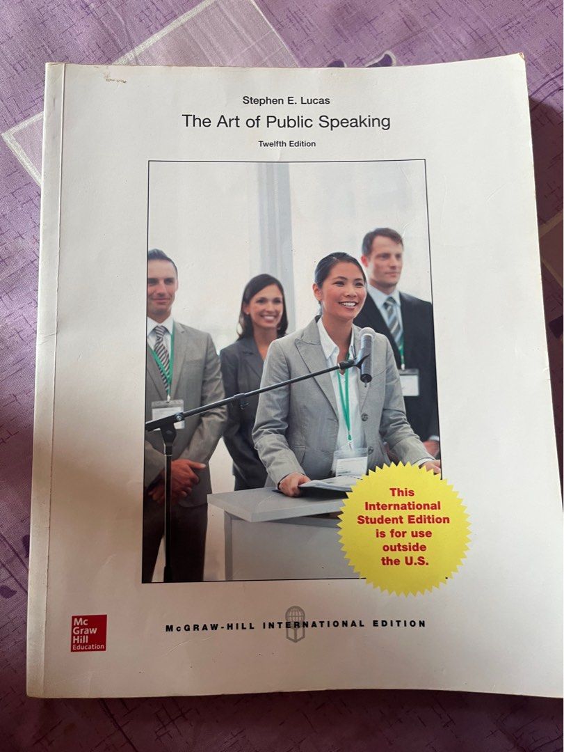 The art of public speaking 12th Edition, Hobbies & Toys, Books ...