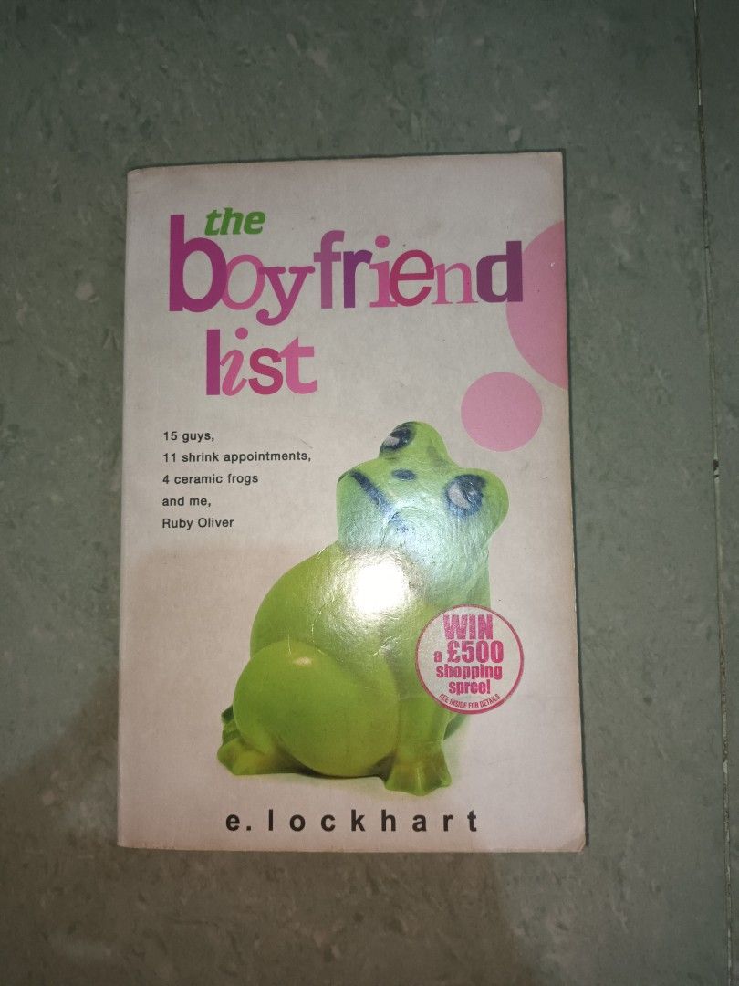 The Boyfriend List (Category: Storybooks) located in Manila. Submitted by ndmc_ (Listing ID 1314014442, Image 1). Description: .