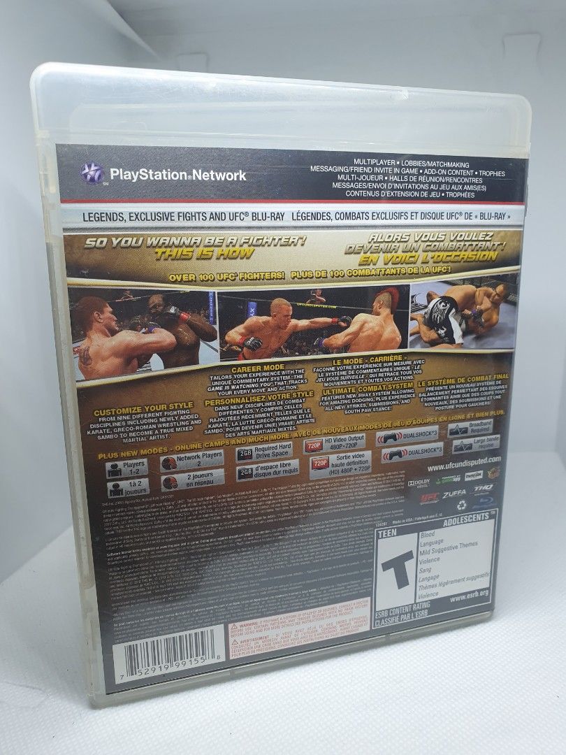 UFC Undisputed 2010 (Sony Playstation 3) (PS3) (Category: PlayStation) located in Quezon City. Submitted by itemsforadoption (Listing ID 1314010474, Image 2). Description: Rfs: Its 2024! Happy New Year! Hoping you have a good year ahead of you! If you have questions feel free to send a message. Though I'll most likely be able to reply from 10am to 8pm. Please be patient and understanding. Decluttering games and items that I've picked up or for fr