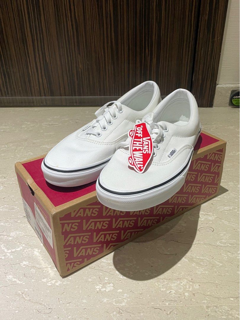 Vans era core classics true white top