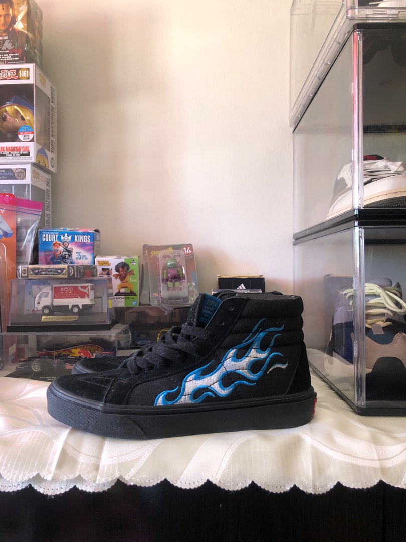 Vans Vault x WTAPA Sk8 Hi LX Blue Flame, Men's Fashion, Footwear