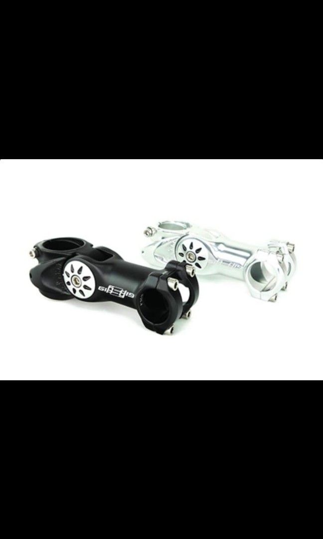 Variable-Angle STEM (Category: Parts & Accessories) located in Singapore. Submitted by pushbikesg (Listing ID 1314101115, Image 1). Description: Item: GS-801 95mm Available Steeror Bore：⌀28.6mm Bar Bore: ⌀25.4mm 6061-T6 Aluminum 3D Forged 2 Colors Available Weight: 238g *PRE-ORDER*.