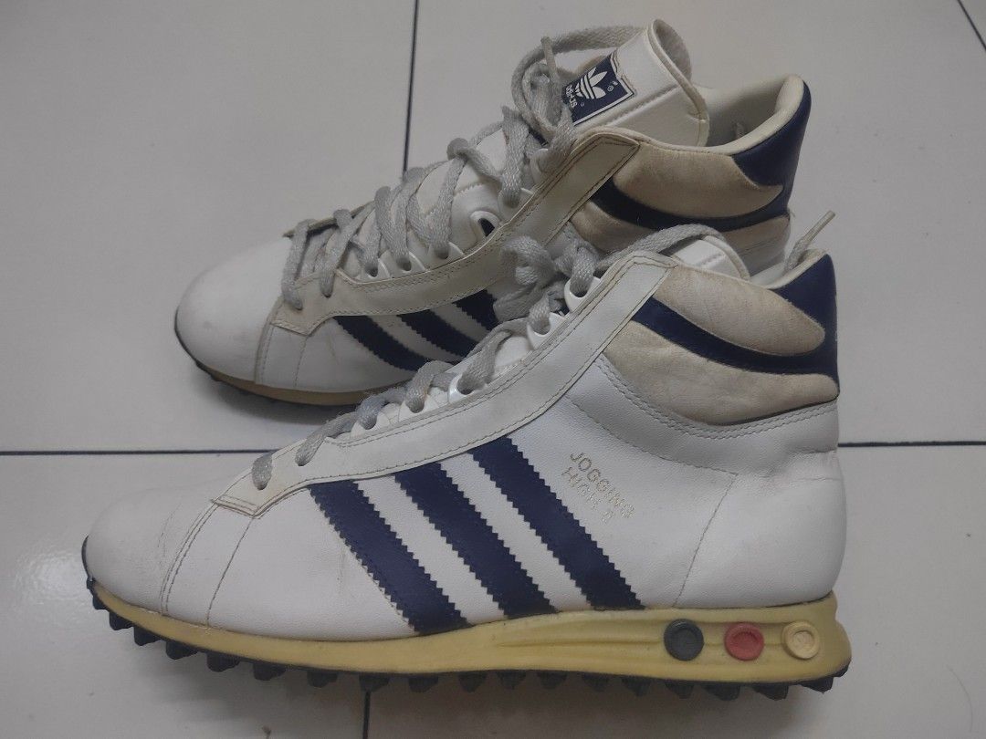 VINTAGE 1980s ADIDAS JOGGING HIGH II Men s Fashion Footwear Sneakers on Carousell