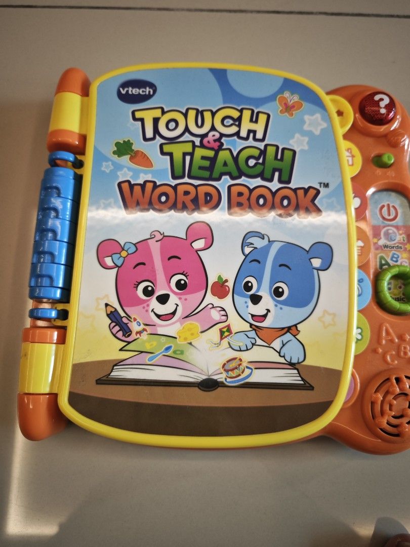 Vtech touch teach word book babies kids infant playtime on carousell