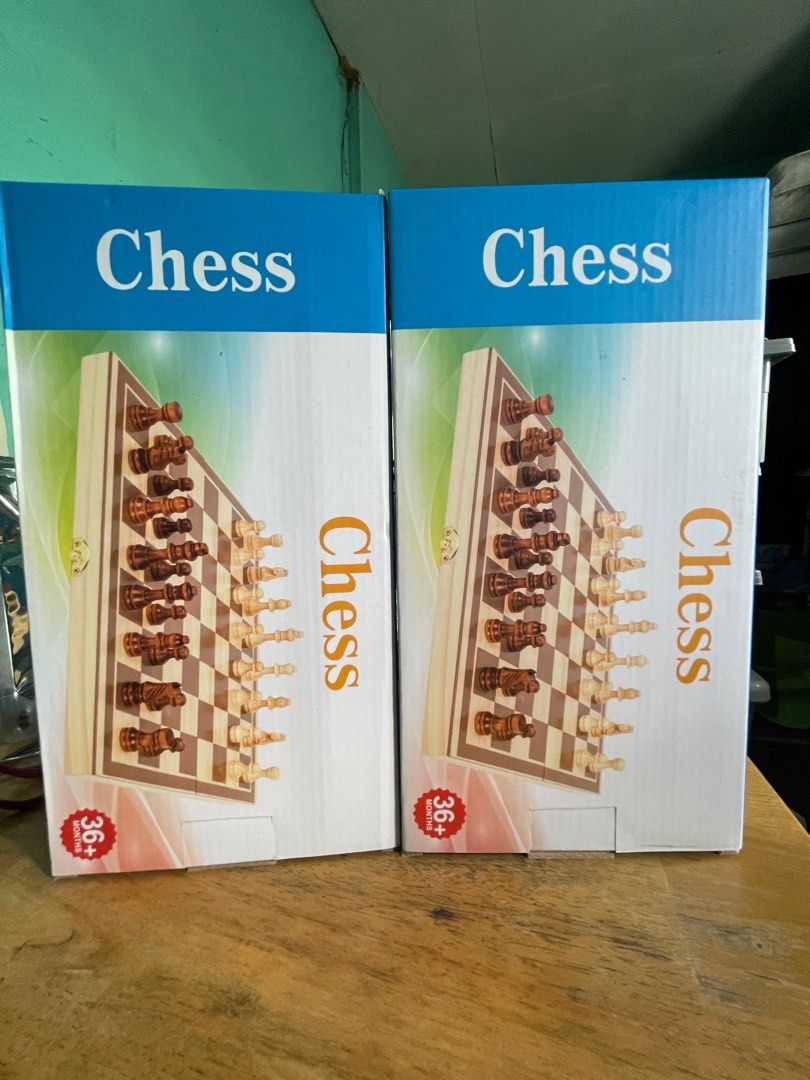 Wooden Chess Board 29x29cm (Category: Board Games & Puzzles) located in Pasig City. Submitted by shinzoned (Listing ID 1314013877, Image 1). Description: Brand New Travel Sized Chessboard Pasig loc Can Pick up Today 2pcs available Gcash Payment.