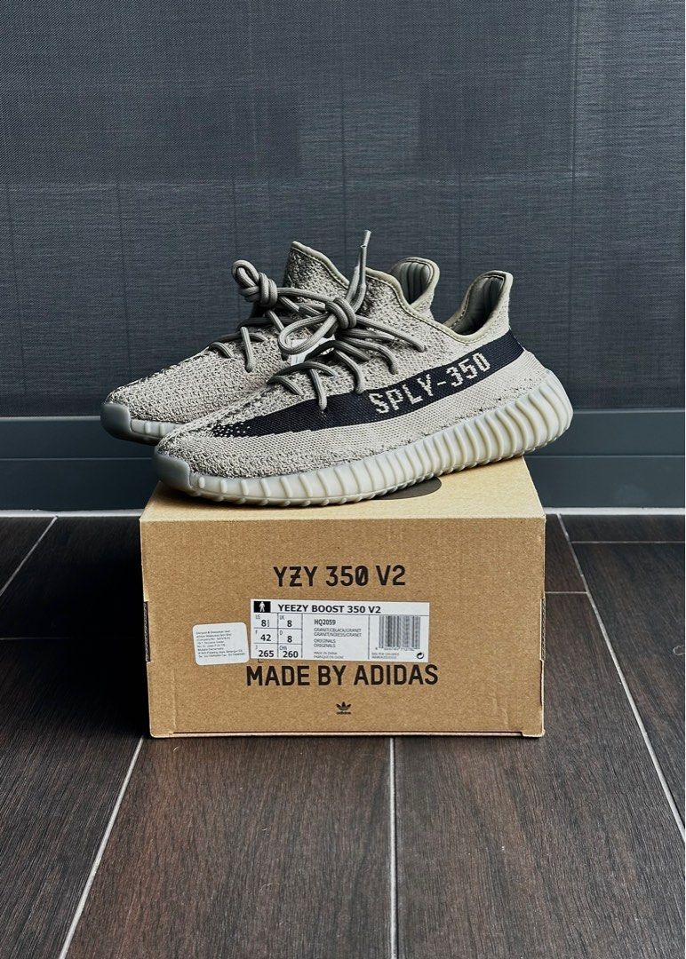 Yeezy 350 V2 Granite UK 8 or US 8.5