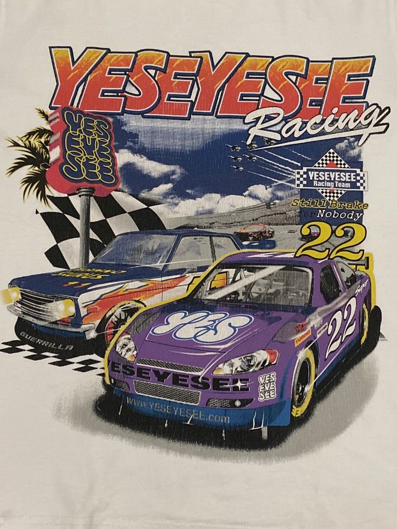 YESEYESEE Racing 22 Tee, Fesyen Pria, Pakaian , Atasan di
