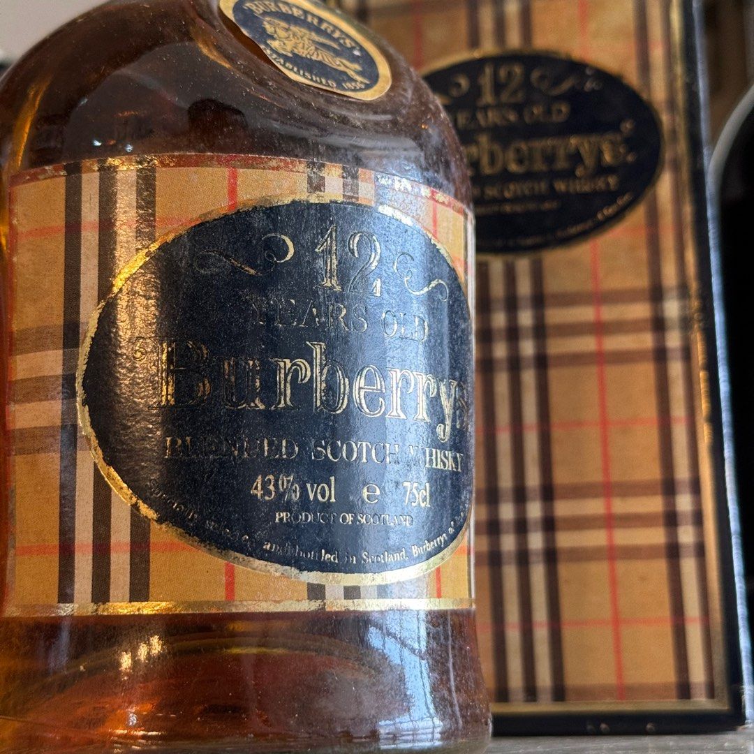1980s Burberrys 12 Year Old Blended Burberry Scotch Whisky, Food