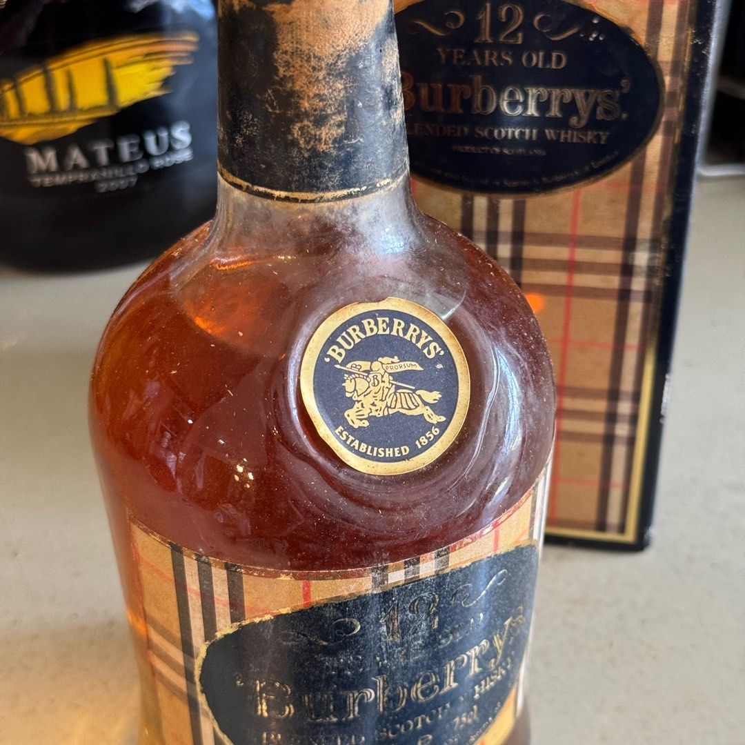 1980s Burberrys 12 Year Old Blended Burberry Scotch Whisky, Food