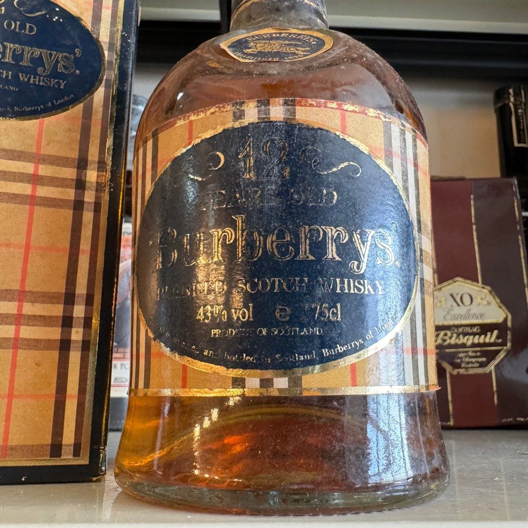 1980s Burberrys 12 Year Old Blended Burberry Scotch Whisky, Food