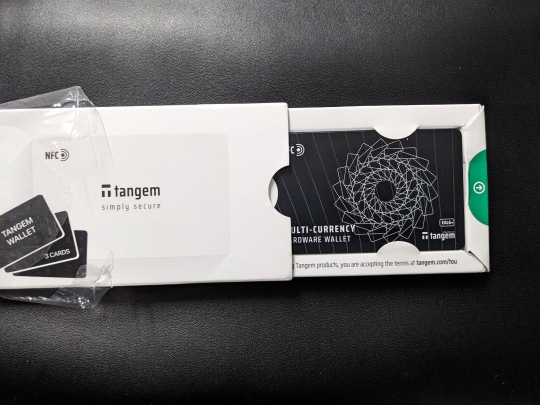 全新(已拆包裝) 清貨Tangem 1.0 錢包安全的加密錢包secure crypto wallet 比特幣加密貨幣BTC NFT (Pack of  3) 現貨特價, 手提電話, 電話及其他裝置配件, 其他電子周邊配件及產品-