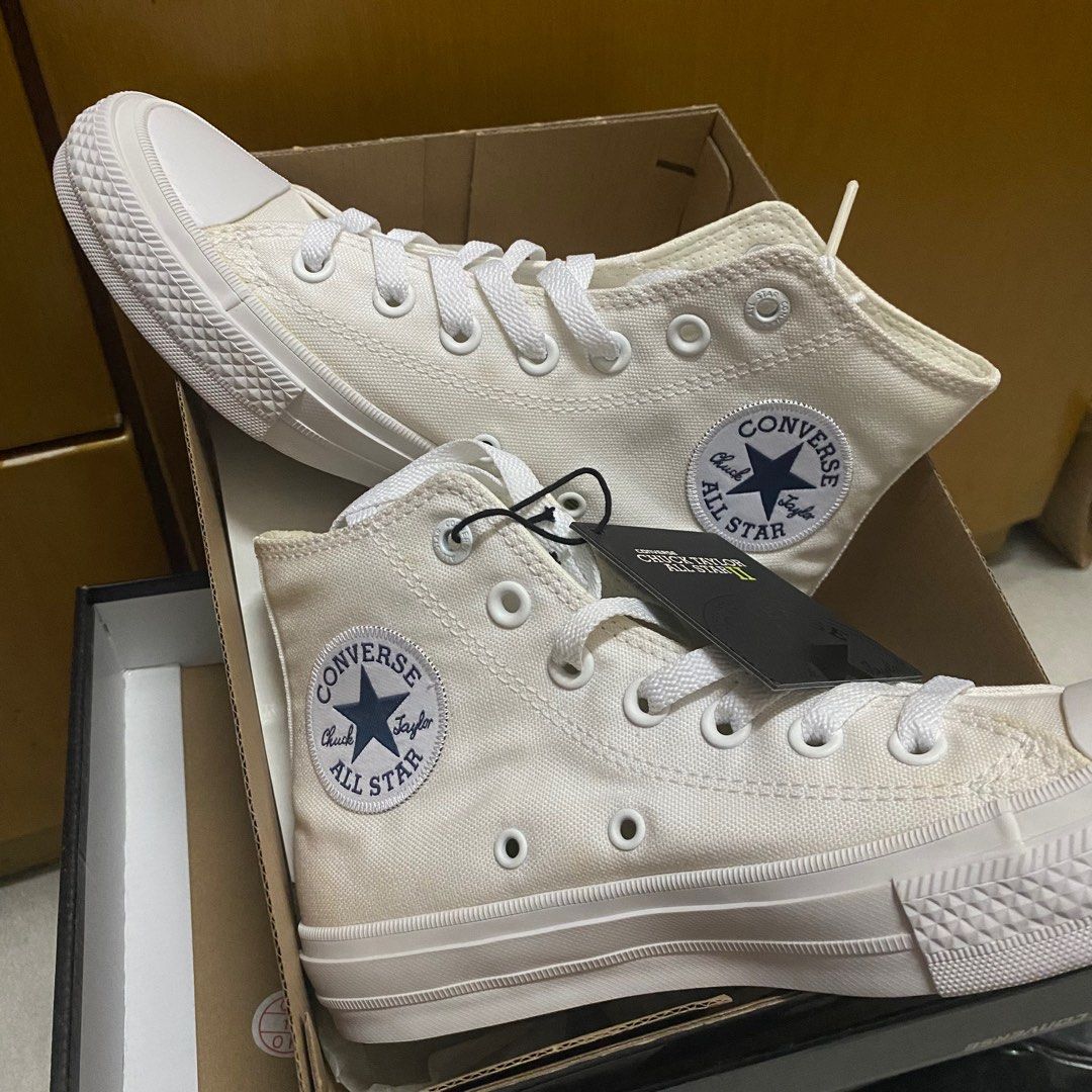 Converse Chuck Taylor All Star II Sneakers 150148C off white Carousell