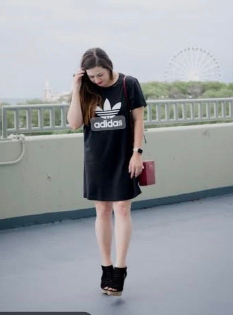 Adidas t shirt dress, Women's Fashion, Dresses & Sets, Dresses on Carousell