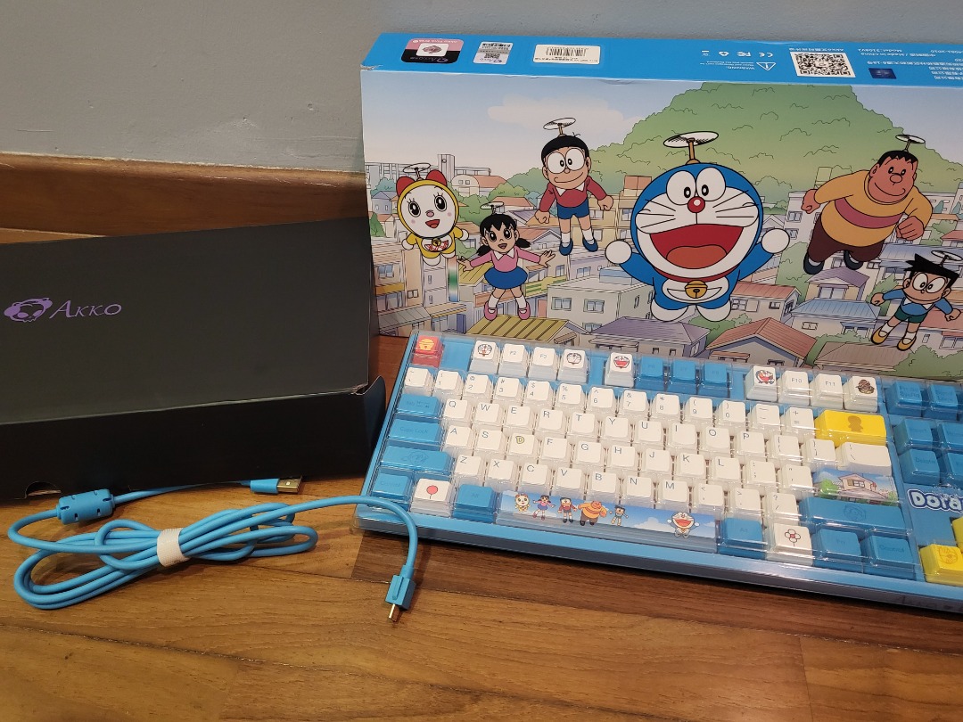 AKKO Anime Doraemon Gaming Mechanical Keyboard Wired Classic 3087 ...