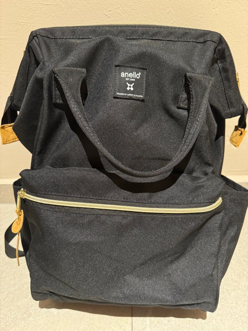 Anello backpack Diaper bag black