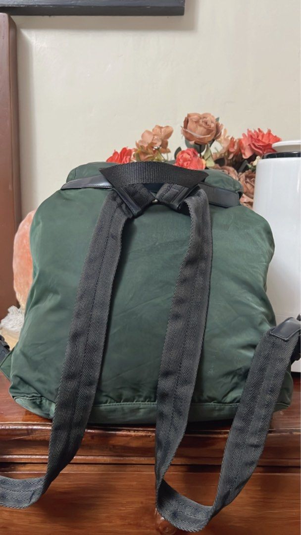 Auth Prada Backpack (Category: Luxury Bags & Wallets) located in Manila. Submitted by iaaaaamtc (Listing ID 1314279970, Image 2). Description: No other inclusions.