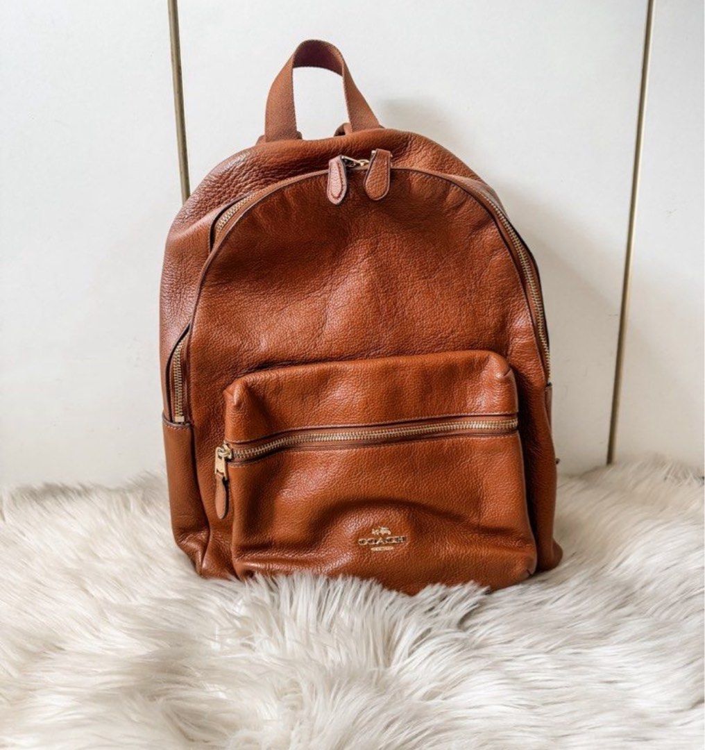 authentic coach backpack Drawstring Daypack Red Authentic Coach Black Pebble Leather