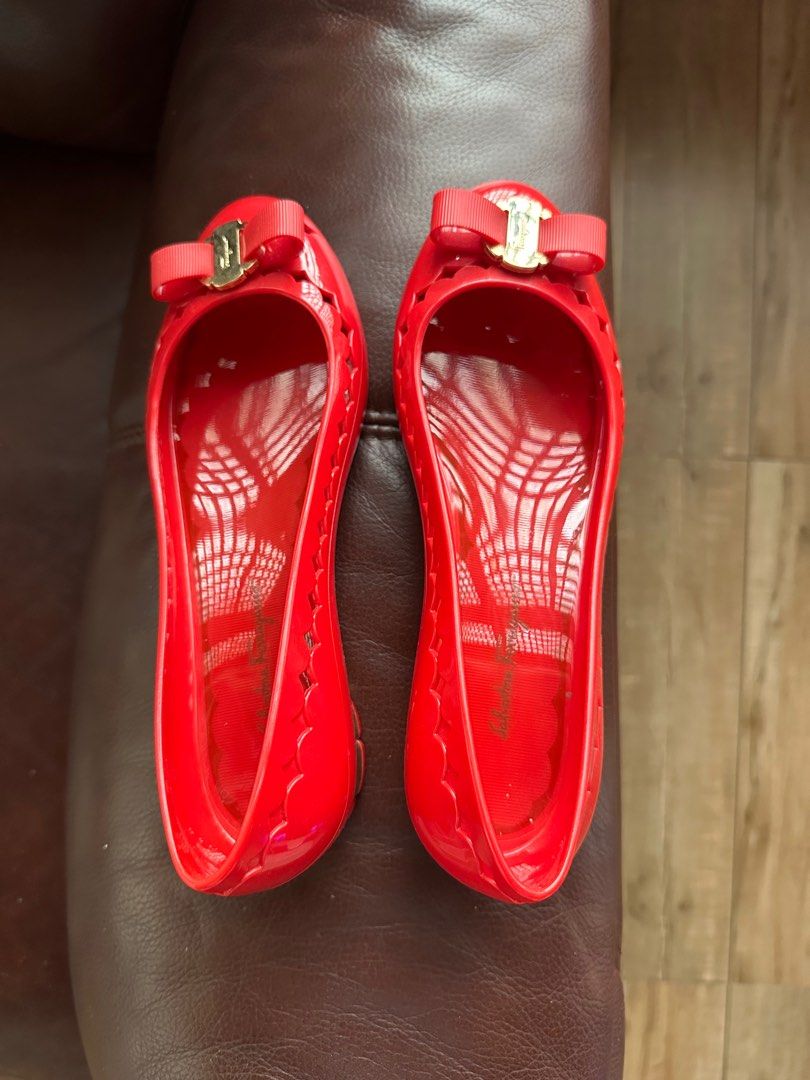 Authentic Salvatore Ferragamo Jelly Shoes
