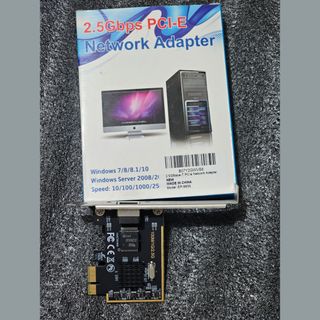 Base-T PCIe network adapter 2.5G/1G/100Mbps Realtek RTL812564215000573186110
