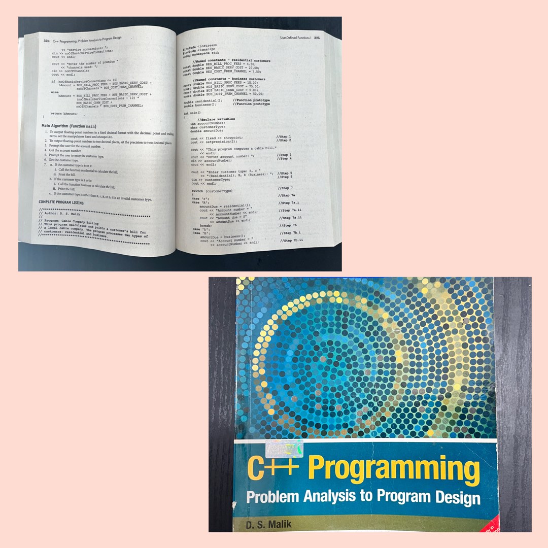 C++ Programing by D.S Malik, Hobbies & Toys, Books & Magazines ...