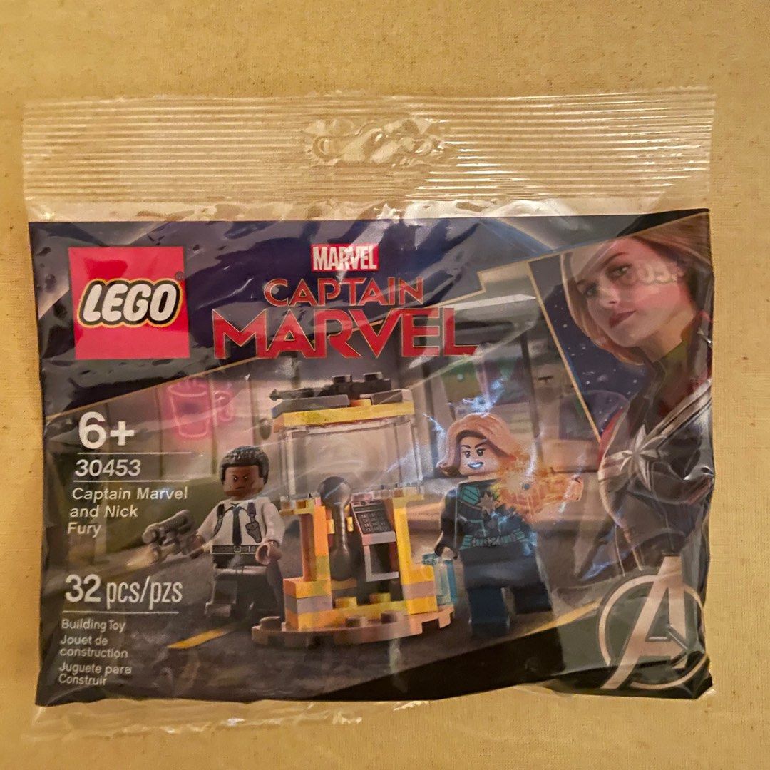 Lego captain marvel and nick fury polybag new arrivals