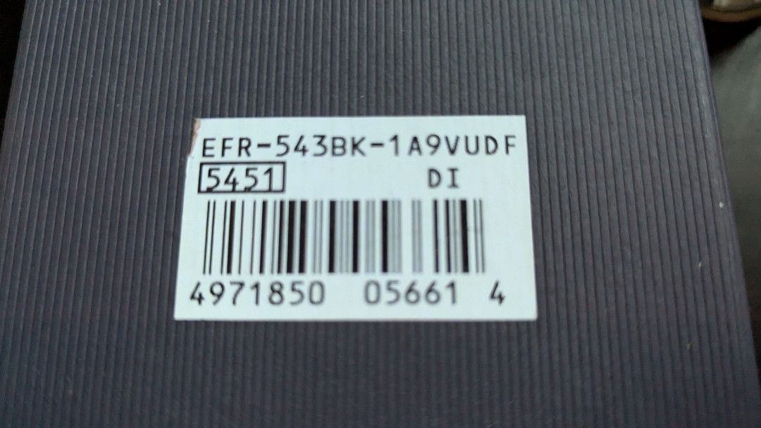 Casio edifice 5451 efr 543 top