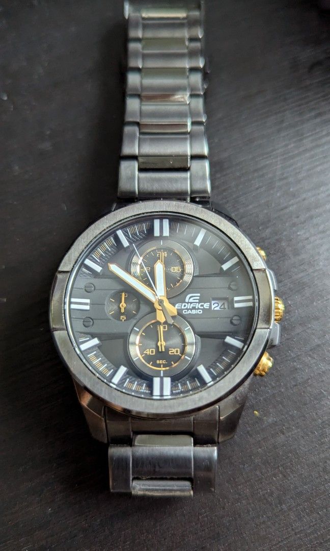 Casio EDIFICE EFR 543 BK Luxury Watches on Carousell