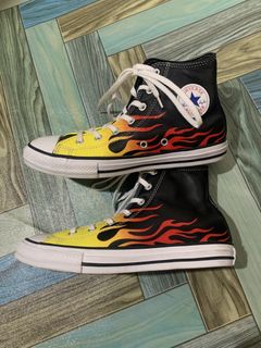 Chuck taylor flames on sale