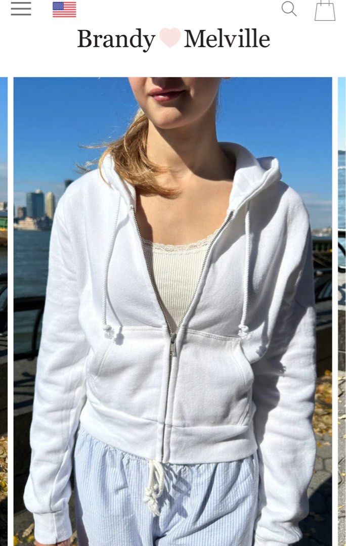 Brandy melville crystal hoodie review shop