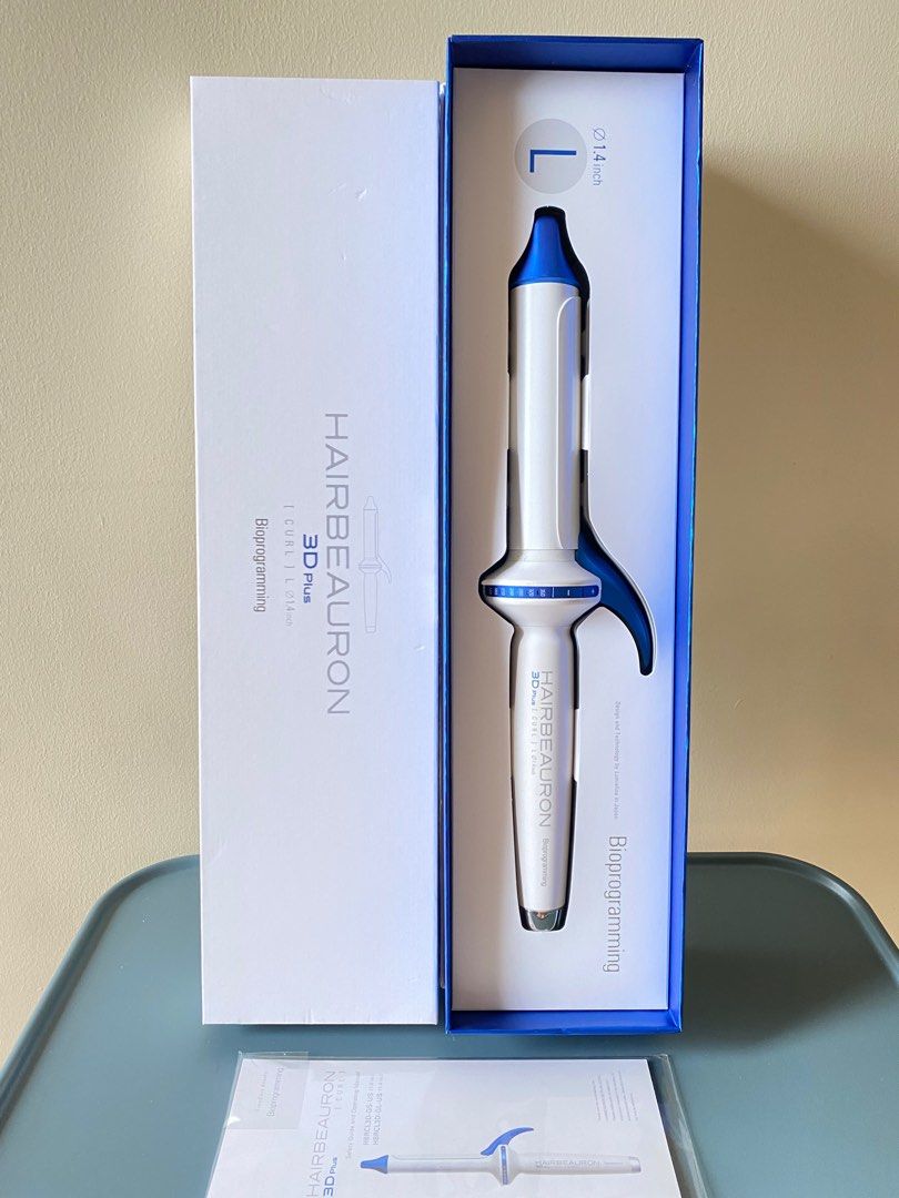 Curling Iron Bioprogramming HAIRBEAURON 3D Plus CURL Large 1.4 Beauty Personal Care Hair on Carousell