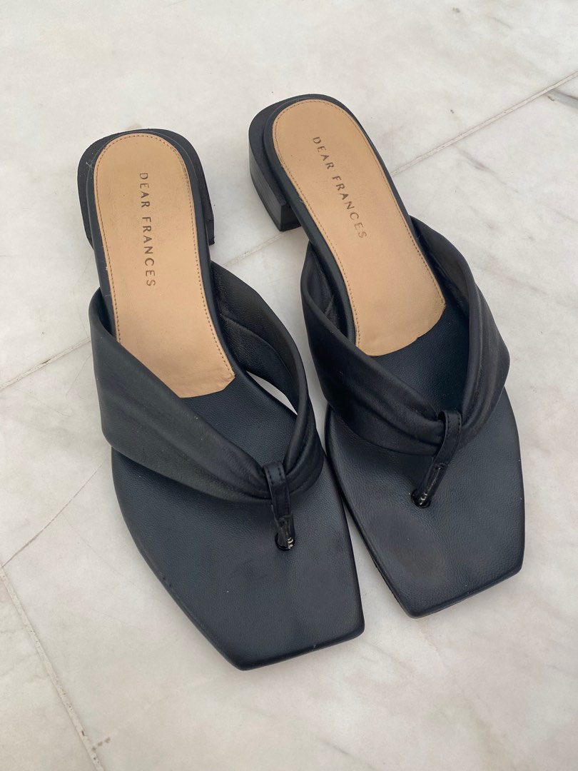 Dear Frances Wrap Sandals Black size39