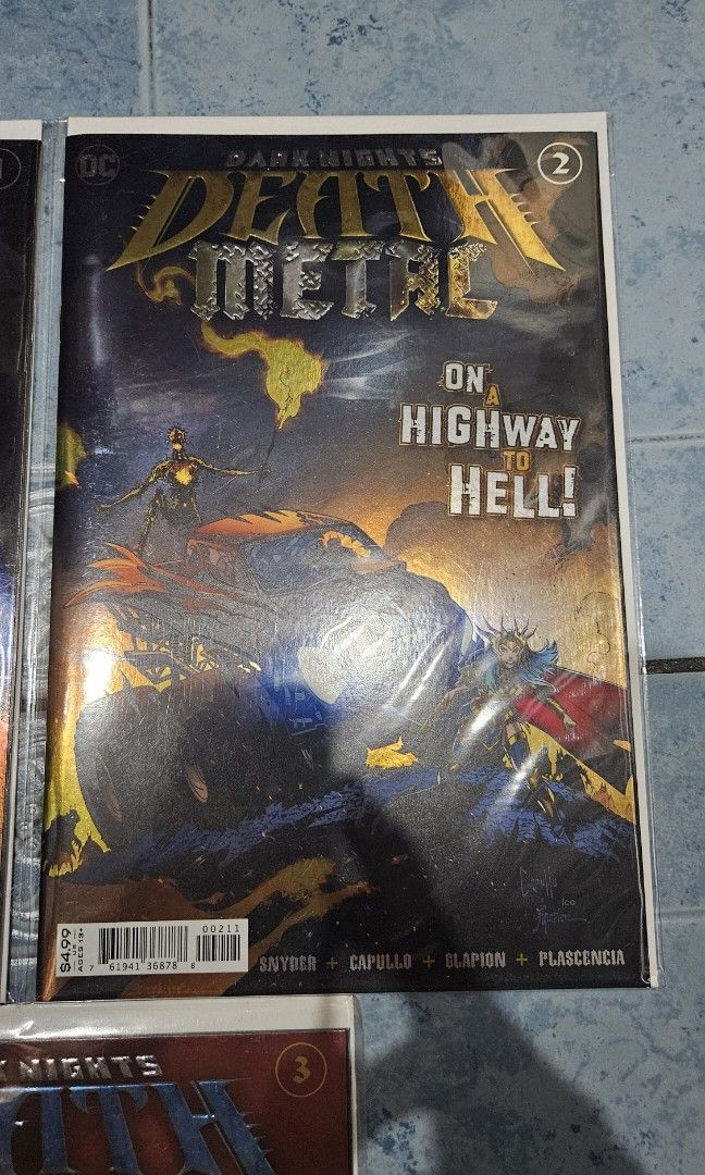 Death metal set (Category: Vintage Collectibles) located in Paranaque City. Submitted by diegotilyo (Listing ID 1314333892, Image 3). Description: selling this set for 800. this set is unread. if you need additional photos just message me. slightly negotiable.🙂.