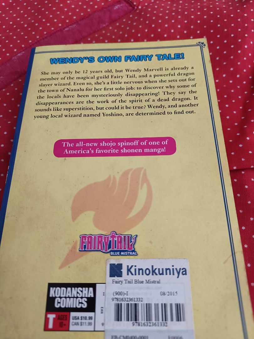 Fairy tail blue mistral 01 Manga (Category: Comics & Manga) located in Manila. Submitted by venus_se (Listing ID 1314211113, Image 2). Description: We are selling mangas from SG to Ph for inquiries kindly visit our shop, Admiral's0405 store. Thank you 🙇‍♀️🙏❤.