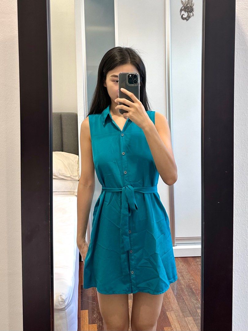 Free Shipping Forever 21 Teal Dress