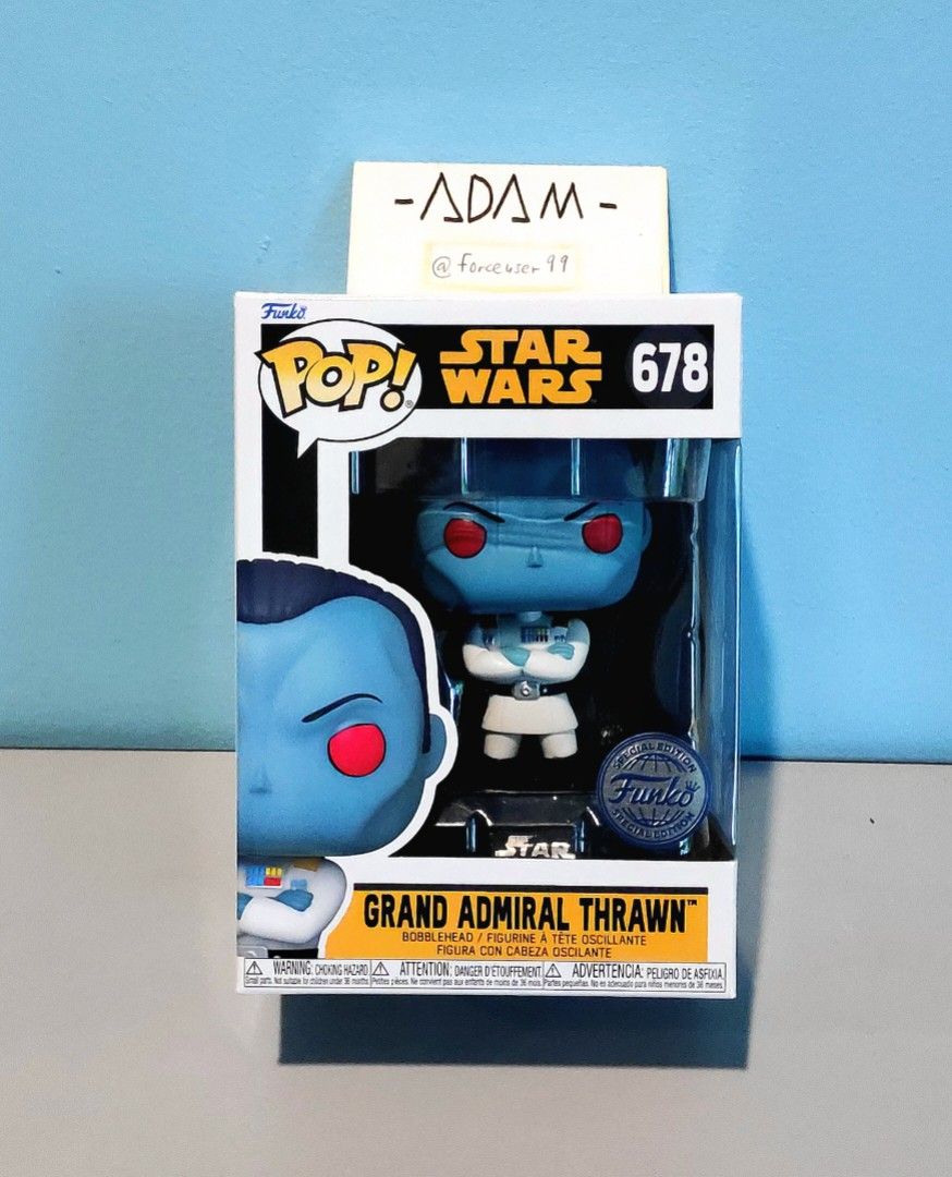 Funko POP! Star Wars – Grand Amiral Thrawn (Rebels) Édition Spéciale – Figurine Vinyle Collection 9 Cm