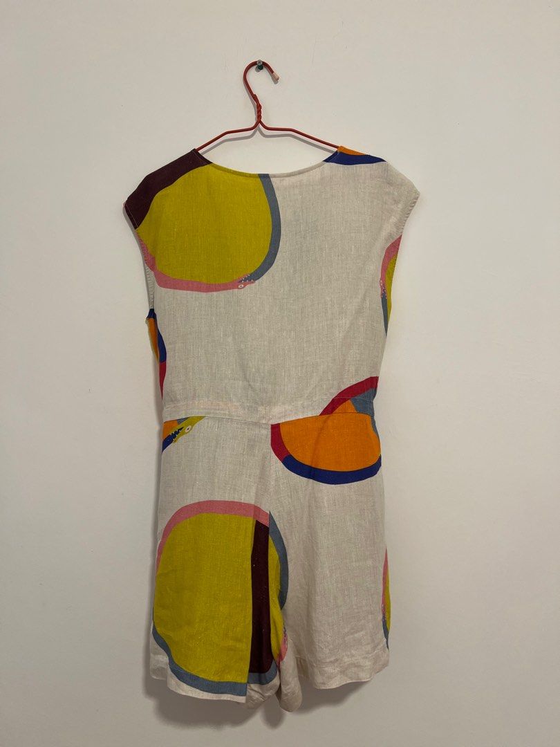 Gorman baby snakes linen playsuit