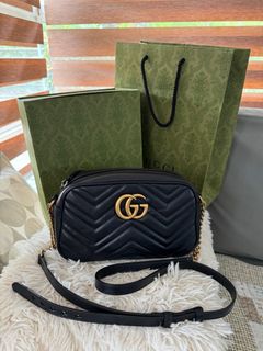 Gucci black camera bag deals
