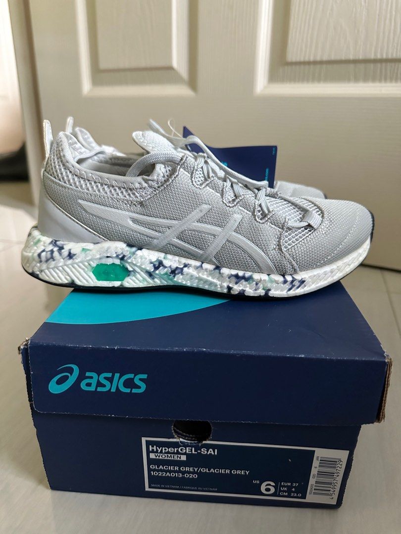 ASICS HyperGEL SAI Women Glacier Grey Women s Fashion Footwear Sneakers on Carousell