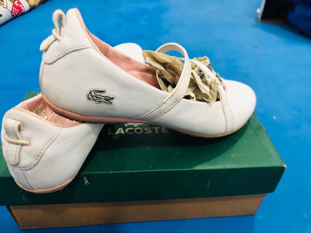 Lacoste doll shoes Women s Fashion Footwear Flats on Carousell