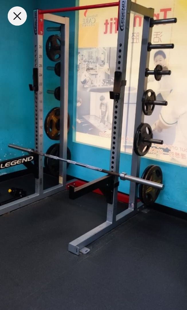 Legend fitness half rack top