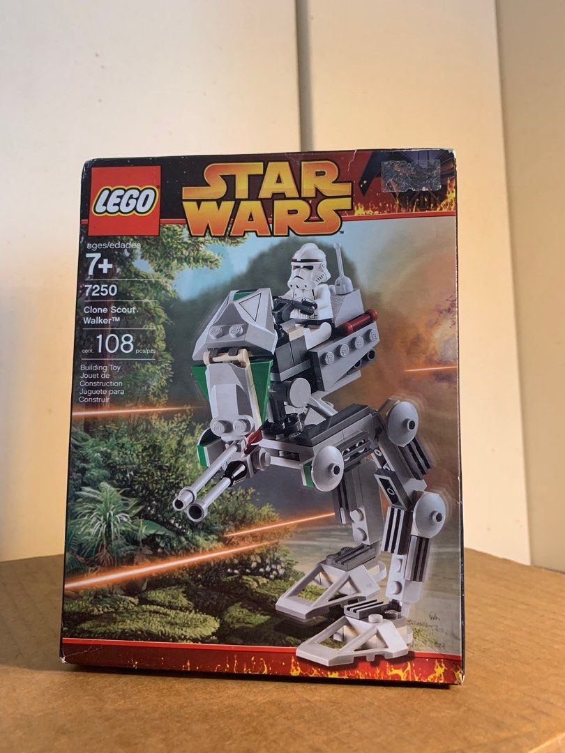 Lego 7250 Star Wars Clone Scout Walker, 興趣及遊戲, 玩具& 遊戲類