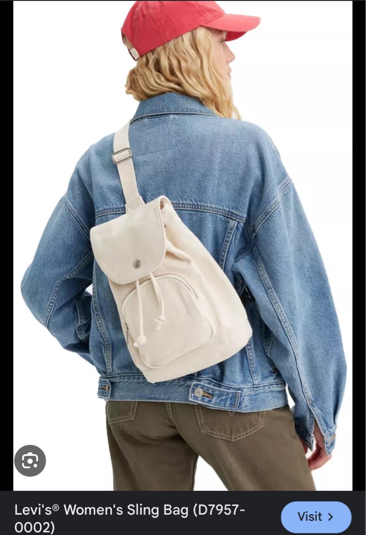 Levi s canvas bag Women s Fashion Bags Wallets Backpacks on Carousell