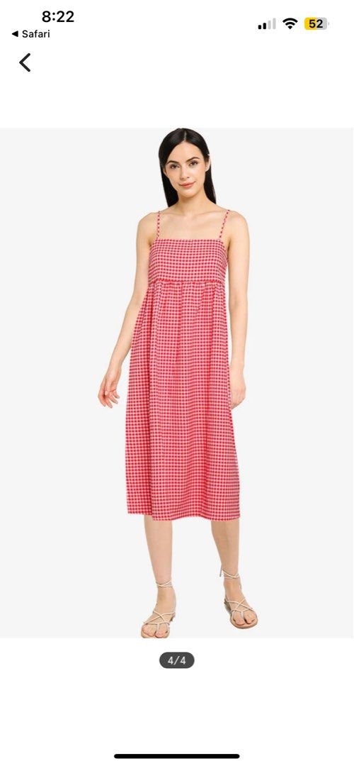 mango red gingham dress Puff Sleeve Mango Red Gingham Dress Hazel Red Gingham Midi Dress Women's Clothing Avara