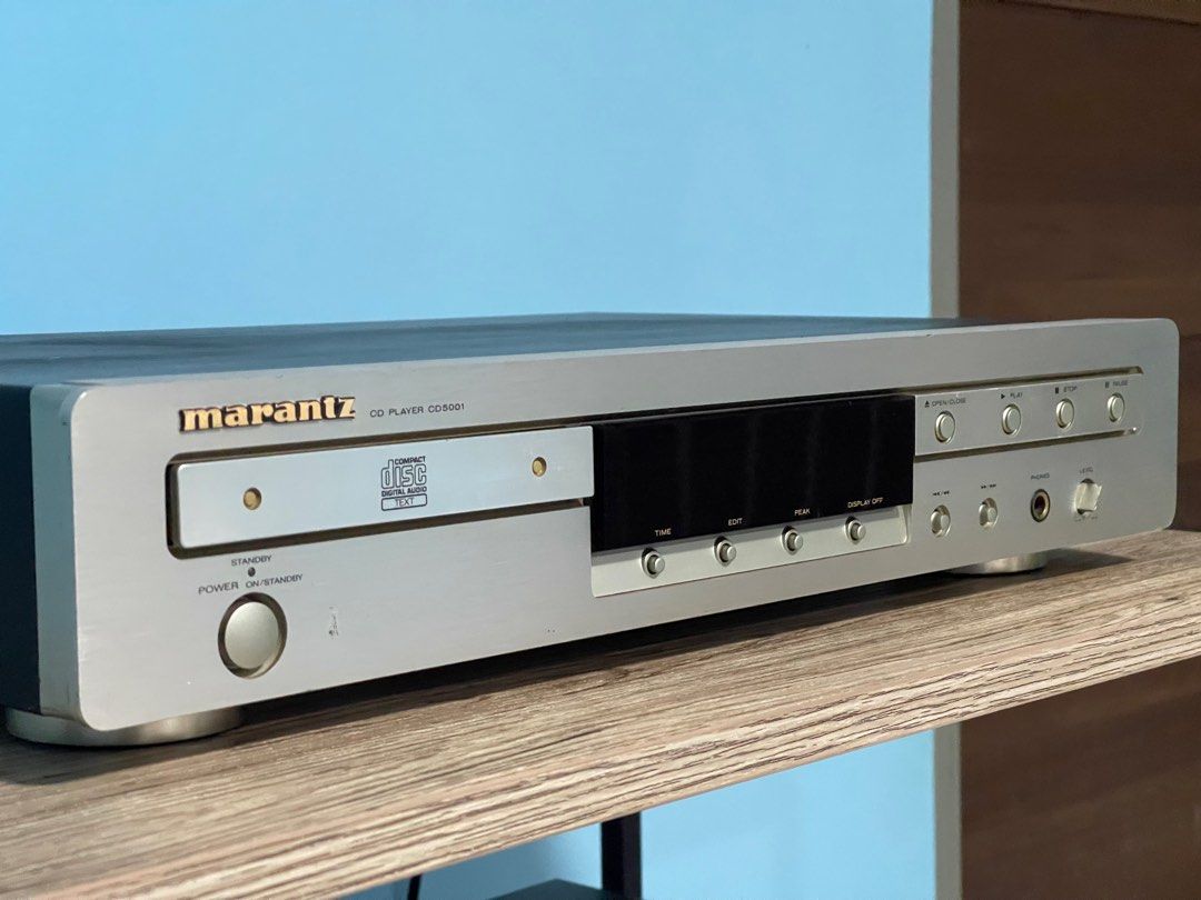 Marantz CD Player CD5001 (Category: Other Audio Equipment) located in Tarlac. Submitted by bsundae (Listing ID 1314300177, Image 3). Description: Marantz CD5001 100Vac Headphone out working Buttons working No remote Can read bootleg cds Actual cd player. What you see is what you get. Minor cosmetic flaws Please manage your expectations. This unit is old but working as intended.