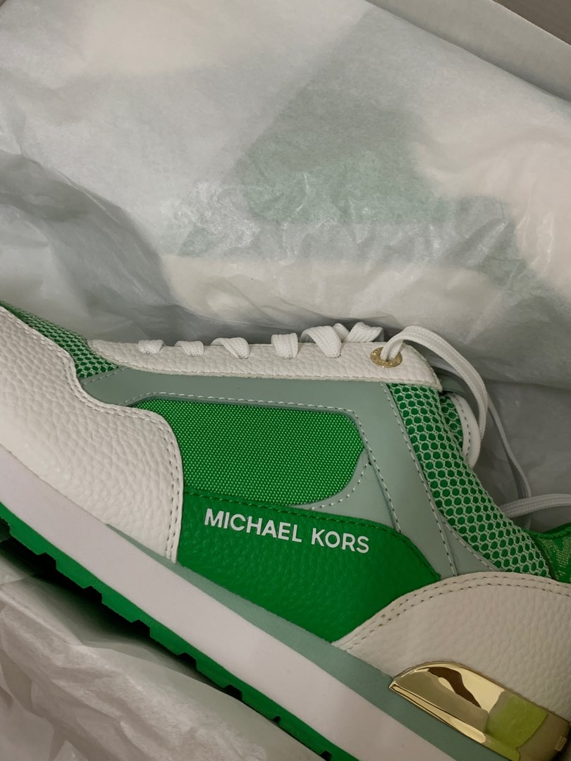 Michael kors sneakers green deals