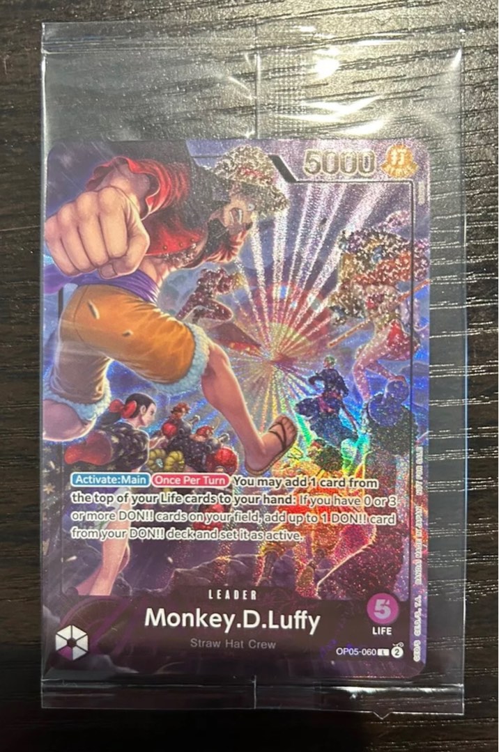 Monkey D. Luffy Leader PSA Magazine One Piece Promo Card